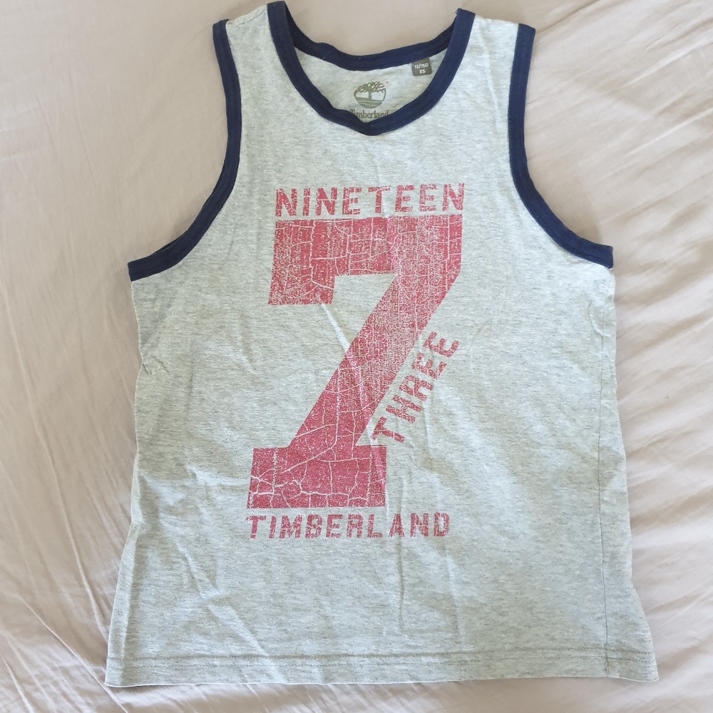 Timberland gray tank top, size XS (12 years)